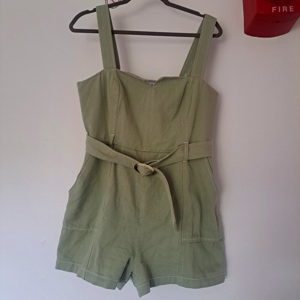 Light green intermix romper